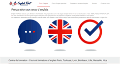 Desktop Screenshot of formation-anglais-paris.com