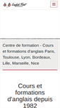 Mobile Screenshot of formation-anglais-paris.com